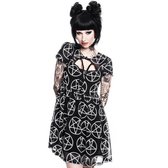 Killstar Dresses & Skirts - Killstar pentagram dress🖤